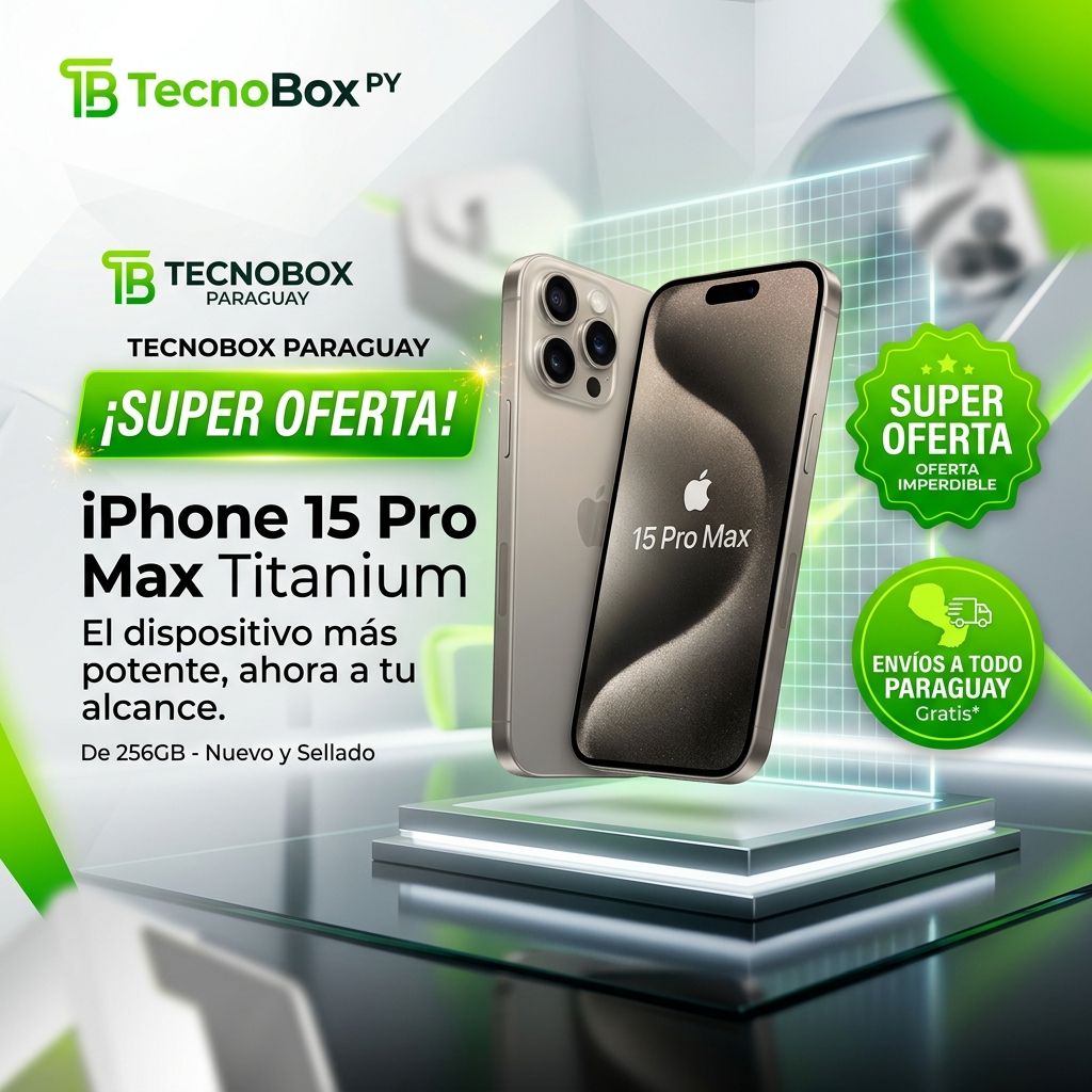 Promo iPhone 15 Pro Max TecnoBox Paraguay